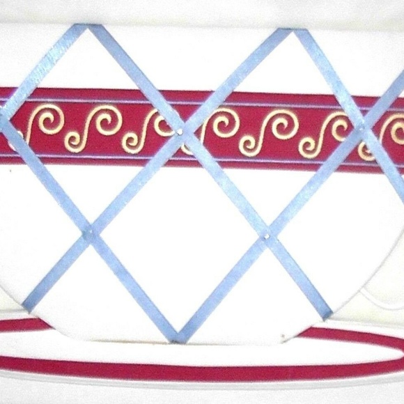 Message Bulletin Teacup Fabric Notice Memo Board